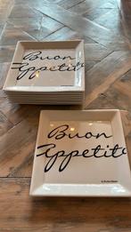 Riviera Maison Buon Appetito borden ., Huis en Inrichting, Keuken | Servies, Ophalen, Nieuw, Bord(en), Overige stijlen