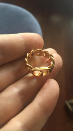 Dior metal navy ring met goud afgewerkt voor vrouwen, Sieraden, Tassen en Uiterlijk, Broches, Ophalen of Verzenden, Zo goed als nieuw