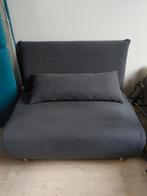 Maisons du monde Nio slaapbank met topper, Ophalen, Gebruikt, Eenpersoons, Grijs