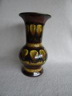 Flora vaas Madrid uit 70-er jaren, Ophalen of Verzenden, Gebruikt, Glas, Minder dan 50 cm