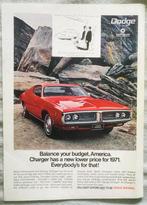 Advertentie 1971 Dodge Charger, Auto's, Zo goed als nieuw, Verzenden