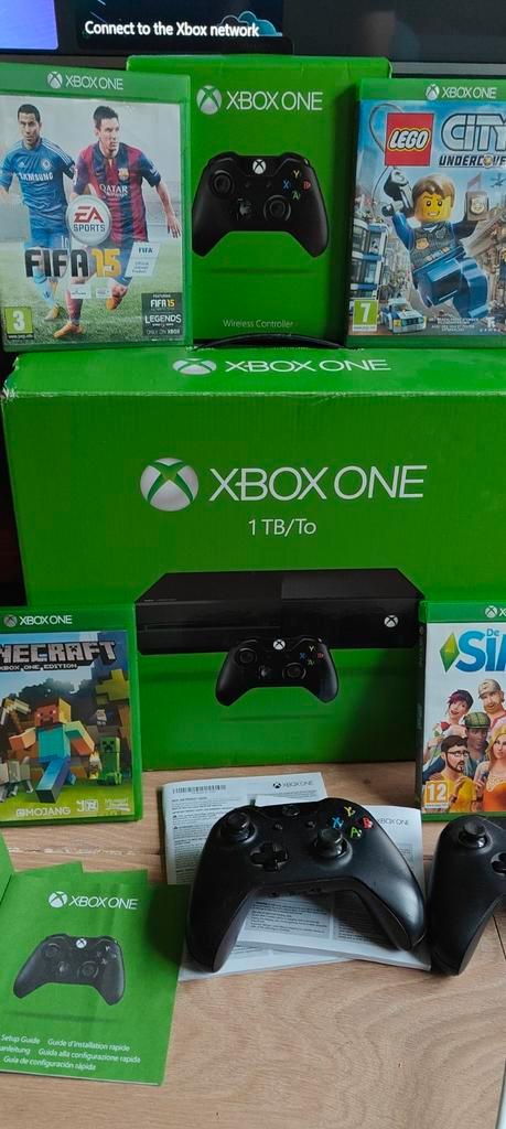 Xbox One 1TB, Spelcomputers en Games, Spelcomputers | Xbox One, Zo goed als nieuw, 1 TB, Met 1 controller, Ophalen of Verzenden