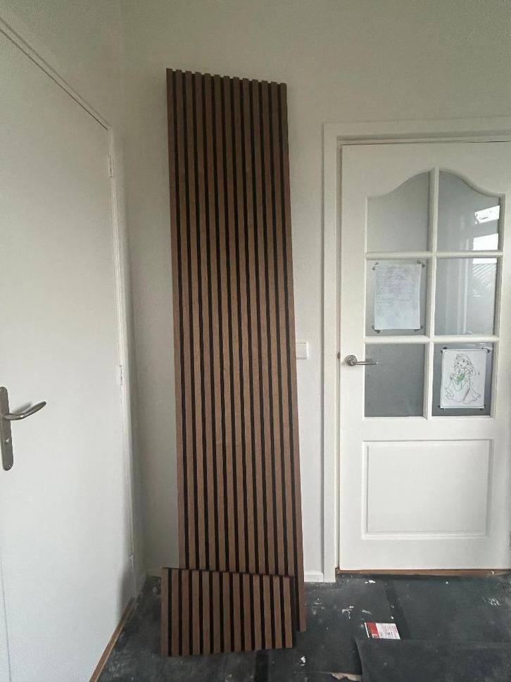 Lattenwand geolied eiken, Doe-het-zelf en Verbouw, Hout en Planken, Nieuw, Overige typen, Eiken, 200 tot 250 cm, Minder dan 25 mm