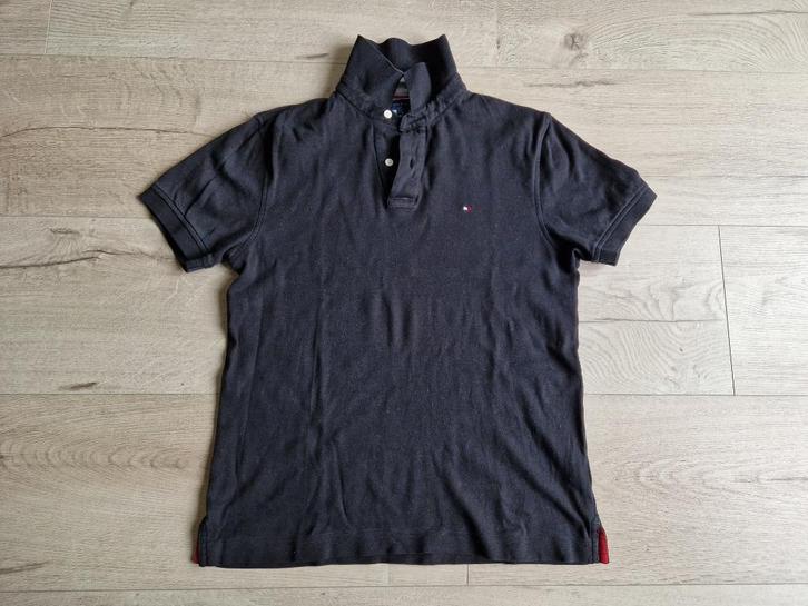 Tommy Hilfiger polo heren (maat: M) pillen, Kleding | Heren, Polo's, Gedragen, Maat 48/50 (M), Zwart, Ophalen of Verzenden