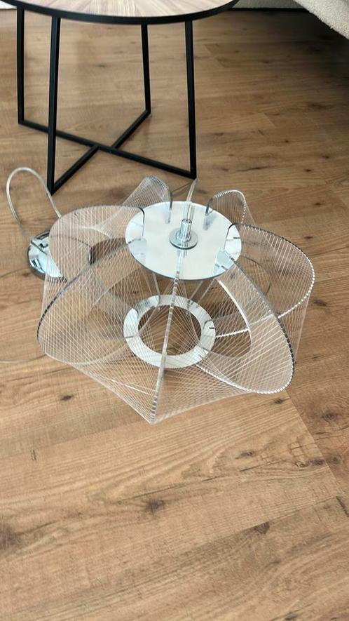 Vintage hanglamp in de stijl van Paul Secon – Sompex,, Huis en Inrichting, Lampen | Hanglampen, Gebruikt, Minder dan 50 cm, Kunststof