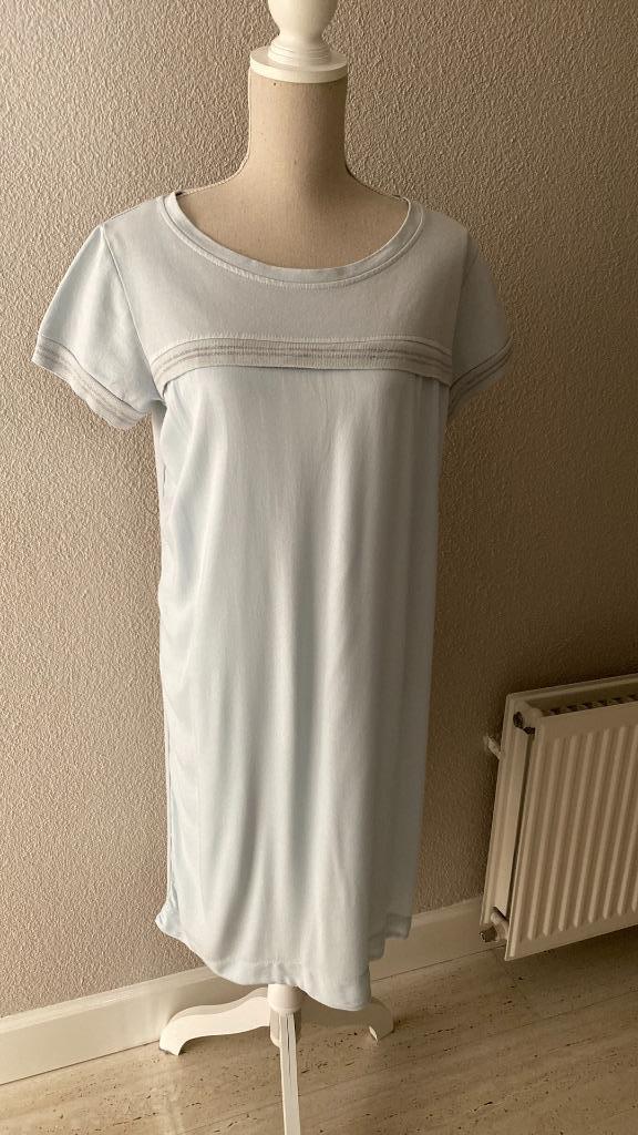 Jurk blauw Maat L Merk Transfer, Kleding | Dames, Jurken, Zo goed als nieuw, Maat 38/40 (M), Blauw, Knielengte, Ophalen