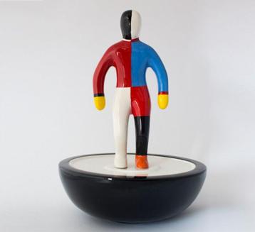 Sculptuur Malevich Sportsmen Model #3 Keramiek 30 cm beschikbaar voor biedingen