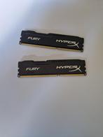 HyperX Fury black HX313C9FBK2/8 ( 2 x 4GB ), Computers en Software, RAM geheugen, Verzenden, Zo goed als nieuw, DDR4, Desktop
