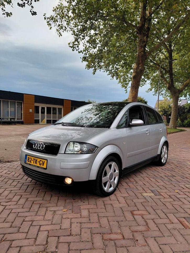 Audi A2 full option!, Auto's, Audi, Particulier, A2, Benzine, B, MPV, Handgeschakeld, Geïmporteerd, Zilver of Grijs, Voorwielaandrijving
