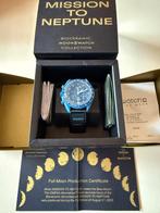 Omega x Swatch Moonswatch Neptune - Special Edition!, Kunststof, Polshorloge, Ophalen of Verzenden, Zo goed als nieuw