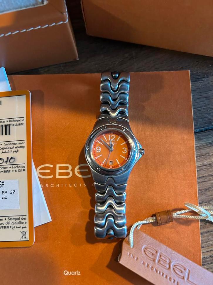 ‼️EBEL Dames Sportwave ‼️, Sieraden, Tassen en Uiterlijk, Horloges | Dames, Zo goed als nieuw, Overige merken, Staal, Ophalen