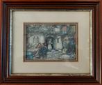 Anton Pieck Schilderij, Ophalen, Zo goed als nieuw, Minder dan 50 cm, Minder dan 50 cm