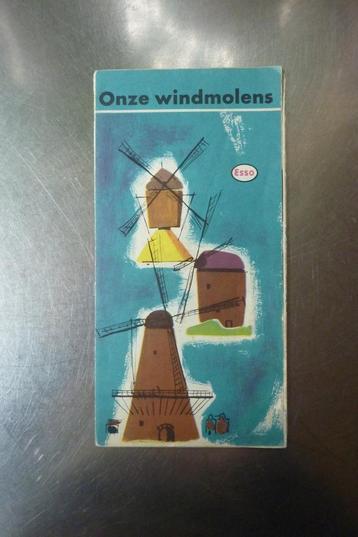 vintage ESSO folder Onze Windmolens beschikbaar voor biedingen