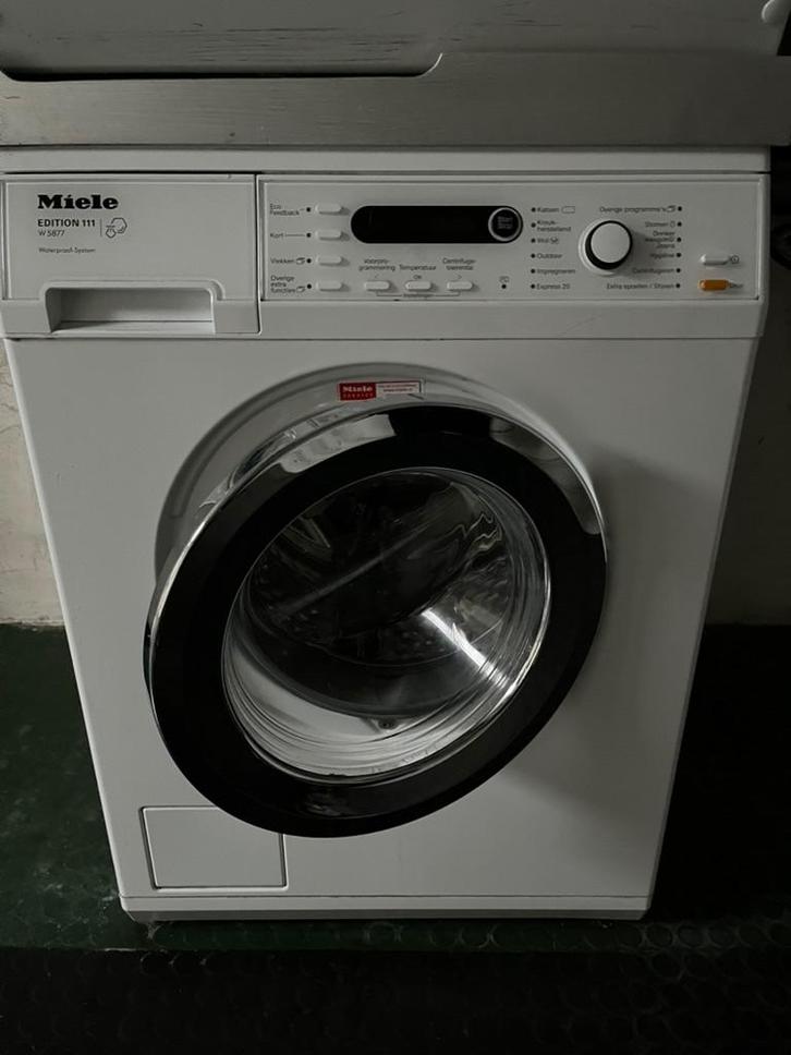 Miele wasmachine, Witgoed en Apparatuur, Wasmachines, Gebruikt, Voorlader, 6 tot 8 kg, 85 tot 90 cm, 1200 tot 1600 toeren, Energieklasse A of zuiniger
