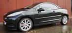 Peugeot 207 1.6 16V CC Roland Garros 150 pk-erg mooie staat, Achterwielaandrijving, 74 €/maand, Zwart, 4 cilinders