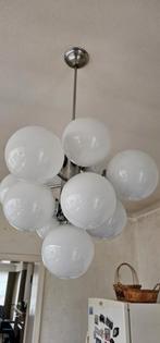 Prachtige VINTAGE design lamp jaren 60/70 Italië!, Huis en Inrichting, Lampen | Plafondlampen, Ophalen, Zo goed als nieuw, Glas