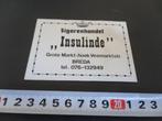 sticker breda sigarenhandel insulinde (tabak) *, Ophalen, Zo goed als nieuw, Bedrijf of Vereniging