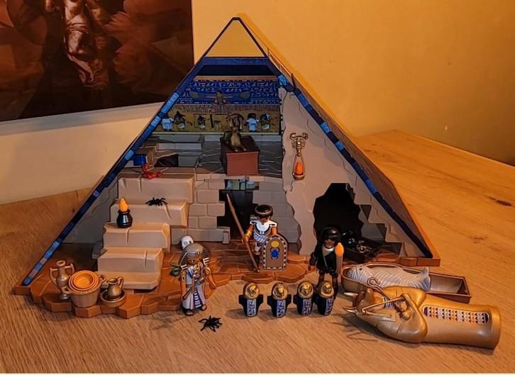 Playmobil Piramide Set - 5386 Egypte, Kinderen en Baby's, Speelgoed | Playmobil, Zo goed als nieuw, Complete set, Ophalen of Verzenden