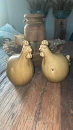 Landelijk sober stoere kersmiek kip beeldjes, Huis en Inrichting, Ophalen, Overige kleuren, Aardewerk of Porselein, Zo goed als nieuw