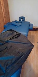 Mobiele Massagebank met tas en toebehoren, Ophalen, Zo goed als nieuw, Massagetafel