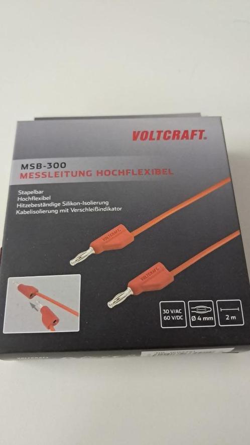 NIEUW Voltcraft Meetsnoer MSB-300 Rood + Blauw, Doe-het-zelf en Verbouw, Meetapparatuur, Nieuw, Ophalen of Verzenden