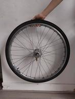 28 inch voorwiel met naafdynamo, Ophalen