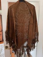 Omslagdoek suède, Ophalen, Zo goed als nieuw, Maat 46/48 (XL) of groter, Sjaal