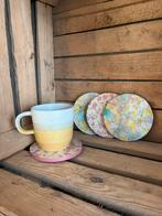 Unieke onderzetters, Ophalen of Verzenden, Zo goed als nieuw, Glas of Kopje