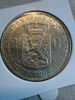 Zeldzaam rijksdaalder 1898 zonder punt tussen P en Pander, Postzegels en Munten, Munten | Nederland, Zilver, Ophalen of Verzenden