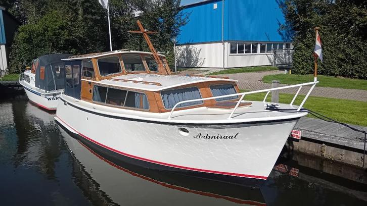 van der Werff kruiser 950, Watersport en Boten, Motorboten en Motorjachten, Gebruikt, Staal, 9 tot 12 meter, Diesel, Binnenboordmotor