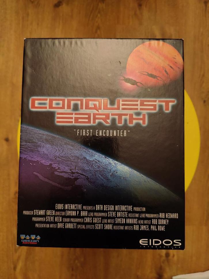 Conquest Earth First encounter - Eidos 97 - Old-school games, Spelcomputers en Games, Games | Pc, 1 speler, Vanaf 3 jaar, Ophalen of Verzenden