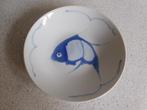 Diep Bord Koi 19,5 cm. Blauw, Ophalen of Verzenden