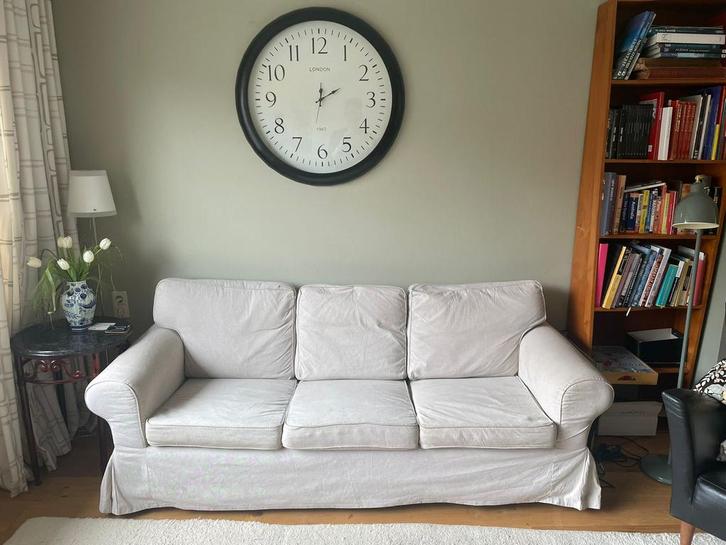 Prima Ikea 3-zits Ektorp bank. Zsm ophalen!, Huis en Inrichting, Banken | Sofa's en Chaises Longues, Gebruikt, Driepersoons, 250 tot 300 cm