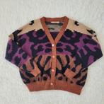 Azara Paris dames trui vest TU universele maat luipaardprint, Kleding | Dames, Maat 38/40 (M), Azara Paris, Paars, Ophalen of Verzenden