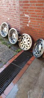 RVS wiel deksels, Auto diversen, Wieldoppen, Ophalen, Gebruikt