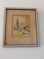 Werkje Gerard van Berkel Munttoren Bloemenmarkt Amsterdam, Antiek en Kunst, Ophalen of Verzenden