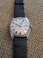vintage Prisma automatische horloge., Overige merken, Leer, Staal, Verzenden