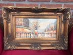 fraai schilderij: stadsgezicht van Parijs, Antiek en Kunst, Kunst | Schilderijen | Klassiek, Ophalen of Verzenden