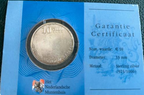 GARANTIE CERTIFICAAT Nederland 10 Euro 2004 Geboortemunt, Postzegels en Munten, Munten | Europa | Euromunten, Losse munt, 10 euro