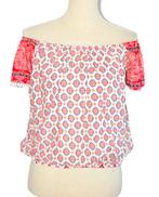 Nieuwe Brigitte Bardot top, roze / wit. Mt. S, Kleding | Dames, Brigitte Bardot, Verzenden, Nieuw, Korte mouw