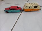Dinky toys Hudson Sedan GB 171 met caravan nr 061 Meccano Lt, Hobby en Vrije tijd, Dinky Toys, Gebruikt, Ophalen of Verzenden