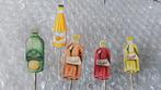5 verschillende speldjes riedel limonade, Ophalen of Verzenden, Zo goed als nieuw, Overige onderwerpen