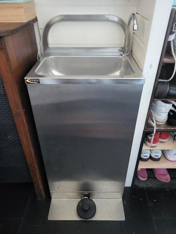 Sofinor mobiele handwasbak rvs staande wastafel Nieuw! beschikbaar voor biedingen