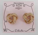 Paloma & Ellie kleine goudkleurige strass steker oorbellen, Overige materialen, Nieuw, Ophalen of Verzenden, Knopjes of Stekers