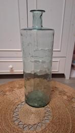 Hoge vaas, Ophalen, 50 tot 75 cm, Groen, Glas