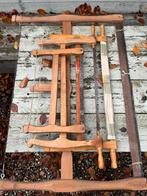 Spanzaag of trekzaag - 4 stuks - verschillemde maten, Doe-het-zelf en Verbouw, Gereedschap | Zaagmachines, Ophalen, Gebruikt, 70 mm of meer