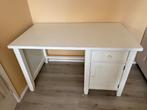 Bureau leuk stevig wit met lade/kastje eronder, Huis en Inrichting, Ophalen, Gebruikt, Bureau