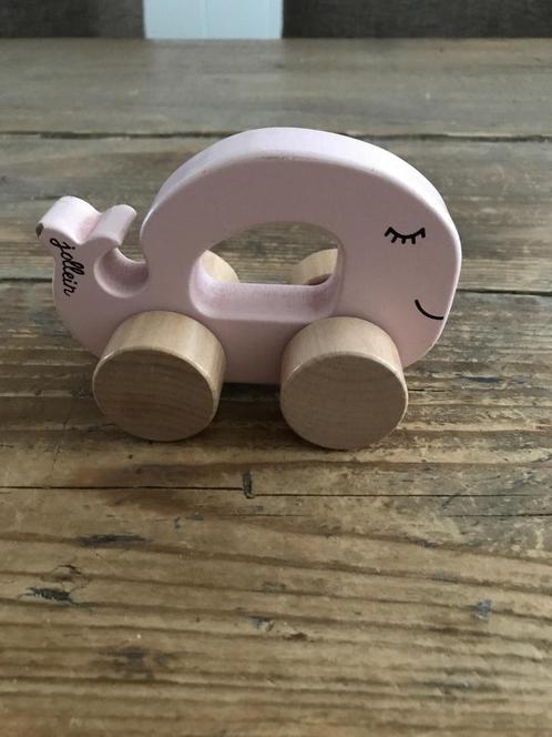 dolfijntje (Jollein), Kinderen en Baby's, Speelgoed | Houten speelgoed, Gebruikt, Duw- of Trekspeelgoed, Ophalen of Verzenden
