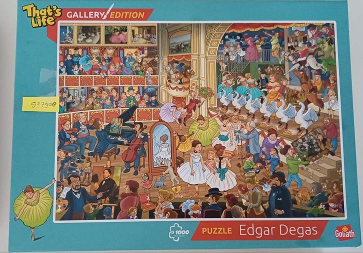 That's Life Gallery Edition - Edgar Degas 927908 Puzzel, Hobby en Vrije tijd, Denksport en Puzzels, Zo goed als nieuw, Legpuzzel