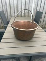 Grote rood koperen kookpot, Ophalen of Verzenden, Koper